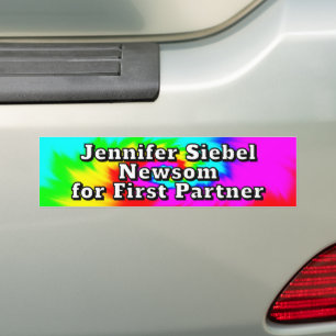 Jennifer Seibel Newsom als eerste partner Bumpersticker