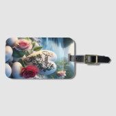 Jennifer's hart bij de rivier bagagelabel (Voorkant (horizontaal))