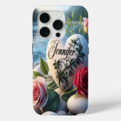 Jennifer's hart bij de rivier Case-Mate iPhone case (Achterkant)