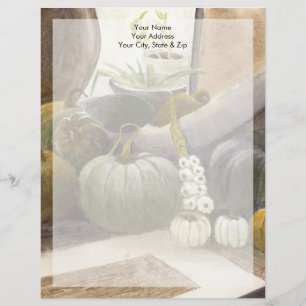 Jennifer's pompoenen gepersonaliseerd briefhoofd