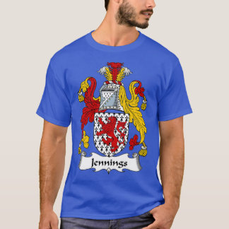 Jennings Coat of Arms Jennings Family Crest T-shirt
