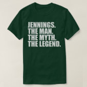 JenningsJennings Achternaam Jennings T-shirt (Design voorkant)