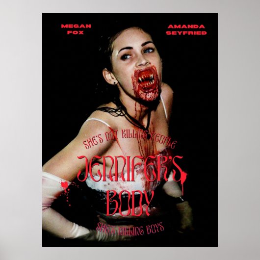 Jennnifers Body Movie Poster (Voorkant)