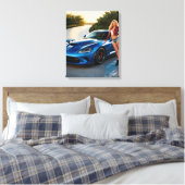 Jenny Canvas Afdruk (Insitu (Slaapkamer))