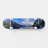 Jenny in de ochtend skateboard (Horizontaal)