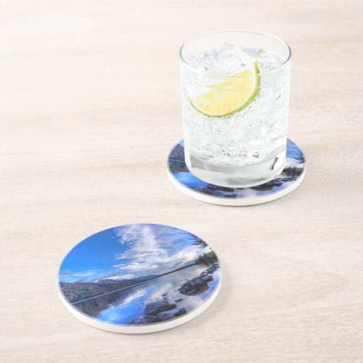 Jenny in Morning Zandsteen Onderzetter (Zijkant)