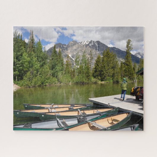 Jenny Lake Canoes Design Puzzle Legpuzzel (Horizontaal)
