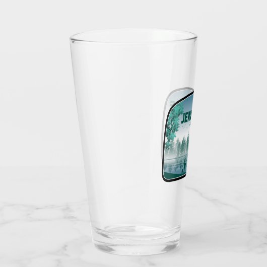 Jenny Lake Grand Teton Nationaal Park Herten Glas (Rechts)