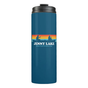Jenny Lake Grand Teton National Park Canoe Thermosbeker