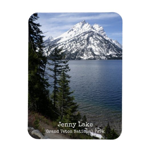 Jenny Lake Grand Teton National Park Magnet Magneet (Verticaal)