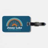 Jenny Lake Grand Teton National Park Rainbow Bagagelabel (Achterkant horizontaal)