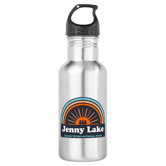 Jenny Lake Grand Teton National Park Rainbow Waterfles (Voorkant)