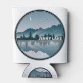 Jenny Lake Grand Teton National Park Reflection Blikjeskoeler (Achterkant)