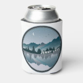 Jenny Lake Grand Teton National Park Reflection Blikjeskoeler (Blikje Achterkant)