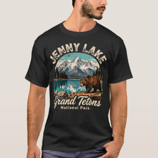 Jenny Lake Grand Tetons Nationaal Park Familie T-shirt