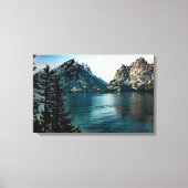 Jenny Lake, Grand Tetons op Canvas (Voorkant)