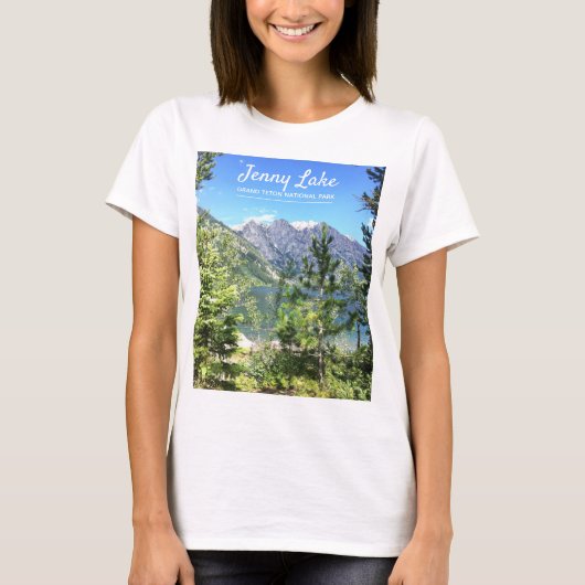 Jenny Lake | Grote Tetongebergte T-shirt (Voorkant)