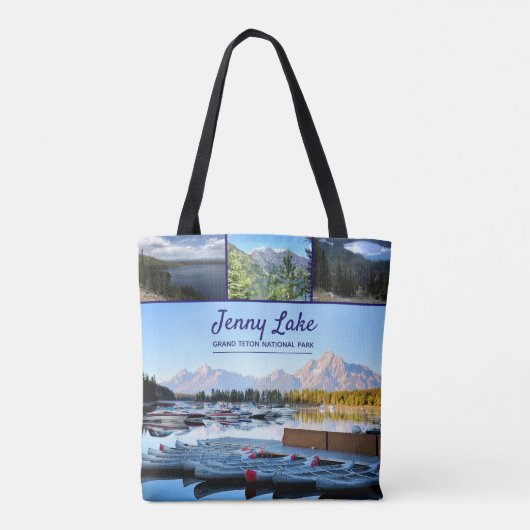 Jenny Lake | Grote Tetongebergte Tote Bag (Achterkant)