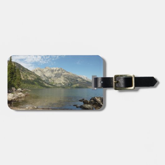Jenny Lake in Grand Teton National Park Bagagelabel (Voorkant horizontaal)