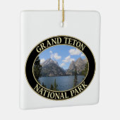 Jenny Lake in Grand Teton National Park in Wyoming Keramisch Ornament (Rechts)