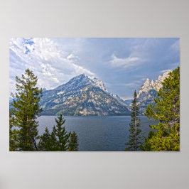 Jenny Lake in Grand Teton National Park Poster