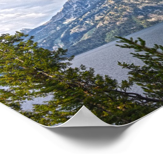 Jenny Lake in Grand Teton National Park Poster (Hoek)