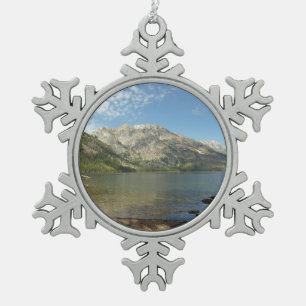 Jenny Lake in Grand Teton National Park Tin Sneeuwvlok Ornament