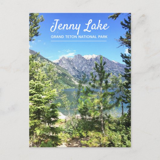 Jenny Lake | Nationaal park Grand Teton Briefkaart (Voorkant)