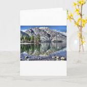 Jenny Lake Reflection Kaart (Gele Bloem)
