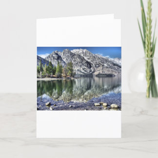 Jenny Lake Reflection Kaart