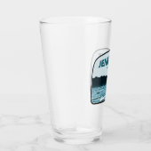 Jenny Lake Wyoming Gevist Rod Glas (Rechts)