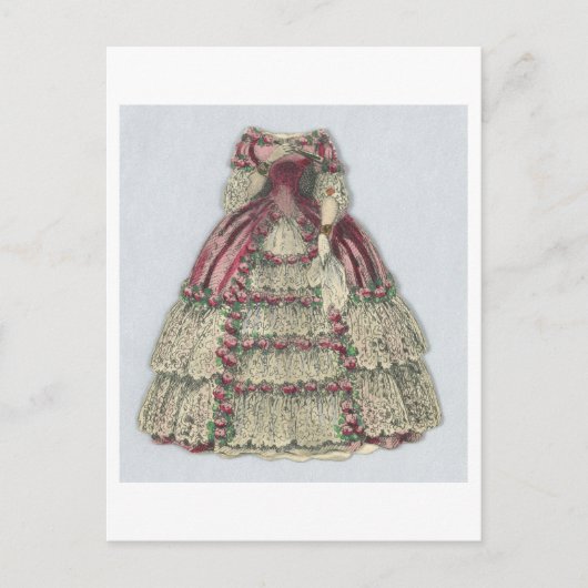  Jenny Lind Paper Doll Briefkaart (Voorkant)