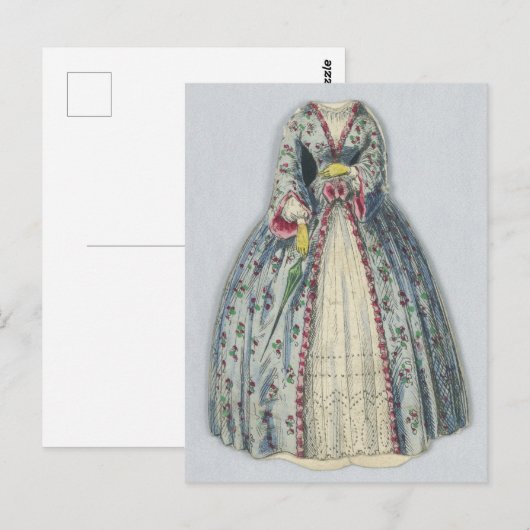  Jenny Lind Paper Doll Briefkaart (Voorkant / Achterkant)