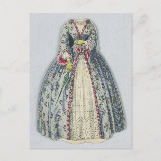  Jenny Lind Paper Doll Briefkaart (Voorkant)