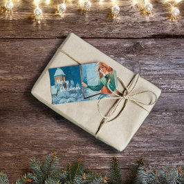  Jenny Nyström Custom Merry Christmas Cadeaulabel