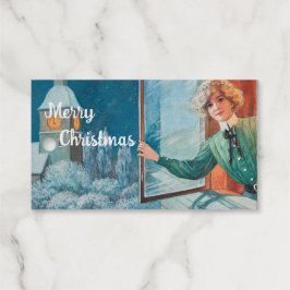 Jenny Nyström Custom Merry Christmas Cadeaulabels