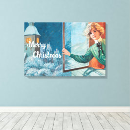 Jenny Nyström Custom Merry Christmas Canvas Afdruk
