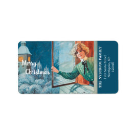  Jenny Nyström Custom Merry Christmas Etiket