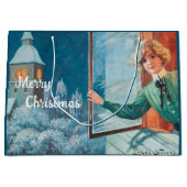 Jenny Nyström Custom Merry Christmas Groot Cadeauzakje (Voorkant)