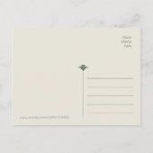 Jenny Nyström Kerstbrownie en kat CC1192 Feestdagenkaart (Achterkant)