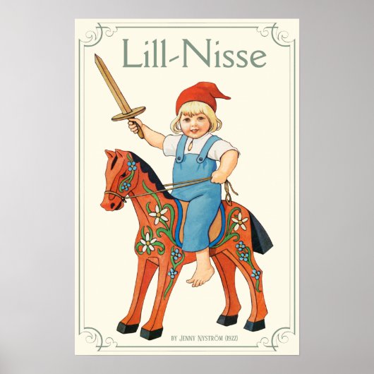 Jenny Nyström Lill-Nisse die overgaat tot de oorlo Poster (Voorkant)