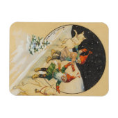 Jenny Nystrom - Old Scandinavian - Kerstmis Magneet (Horizontaal)