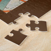 Jenny Nystrom, Santa en de Sled Goat - Kerstmis Legpuzzel (Zijkant)