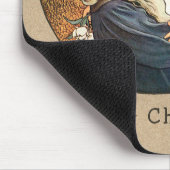 Jenny Nyström Sweet, klein Lucia-meisje, Kerstmis Muismat (Hoek)