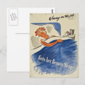 Jenny op de baan krijgt haar schoonheid in slaap-V Briefkaart (Voorkant / Achterkant)