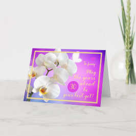 Jenny Orchids Heart Elegant Gold Lijst Kaart