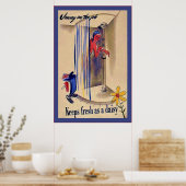 Jenny over de baan~ Tweede Wereldoorlog Poster (Keuken)