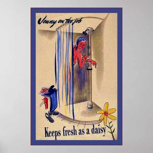 Jenny over de baan~ Tweede Wereldoorlog Poster (Voorkant)