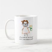 Jenny Quips:  "Geen schuim!" Koffiemok (Links)