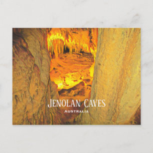 Jenolan Caves limestone groves Australië Briefkaart